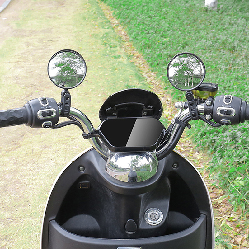 360 Rotating Rear View Mirror For Electric Scooter Back Wing Door Reflector Accessories