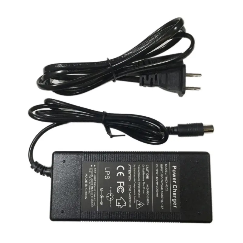 Chargeur de batterie EU/AU/UK/US Plug 42V 2A pour chargeur d'accessoires de Scooter électrique Xiaomi M365 Ninebot Es1 Es2