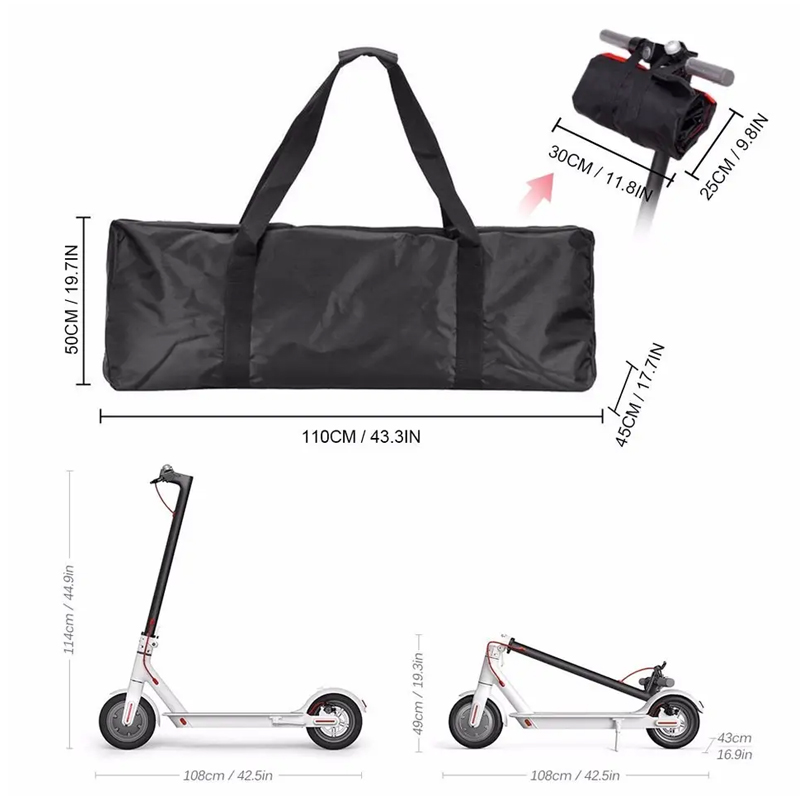 Accessoires de sac de chargement pour Xiaomi M365 Scooter électrique épaule main sac de transport paquet sac de rangement