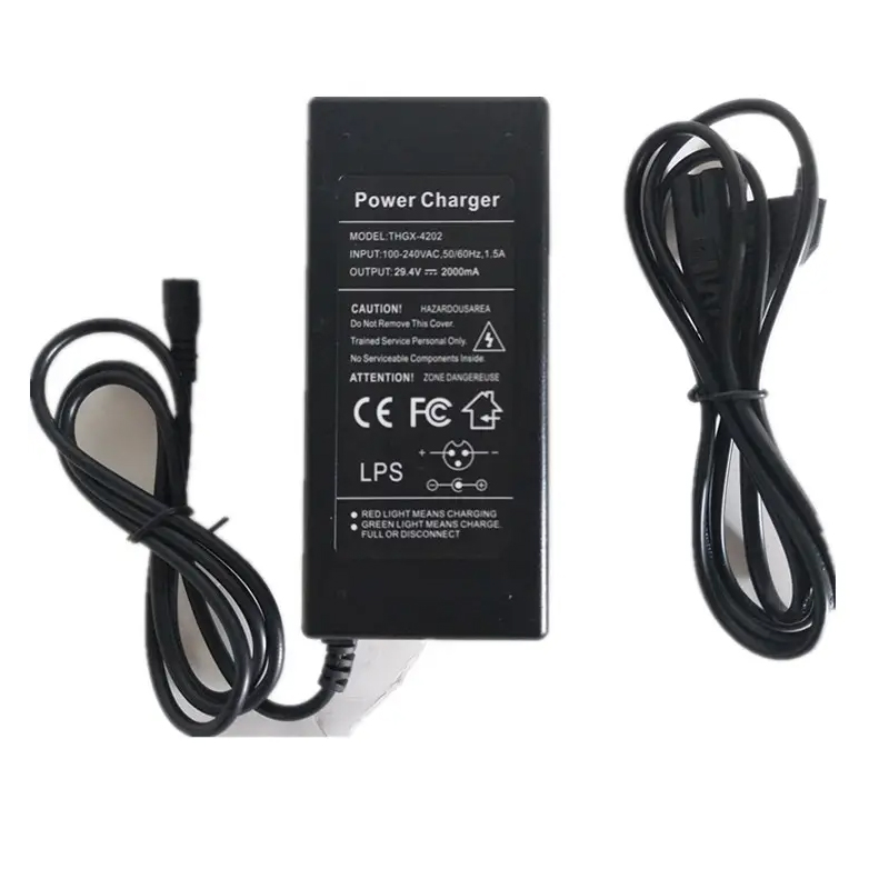 29.4V 2A Charger For 5.5 Inch Electric Scooter EU US AU UK Plug Battery Charger Replacement Accessories
