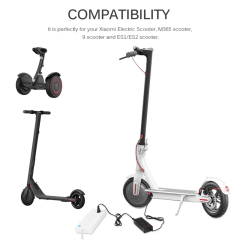 Adaptateur secteur universel de Scooter de chargeur de Lithium de 42V 3A pour des pièces de Scooter électrique de Xiaomi M365 avec l'ue/AU/royaume-uni/états-unis