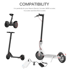 Chargeur de batterie de scooter électrique 42V 2A chargeur de prise US/EU/UK/AU pour scooter électrique Xiaomi M365 ES1 ES2 ES4