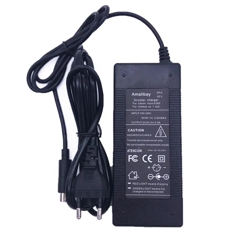 New Upgrade EU UK US Socket 42V 2A DC Electric Scooter Battery Charger Kugoo Scooter 1S 2S 3S