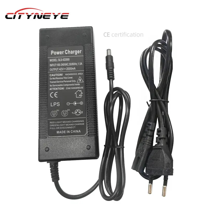 New Upgrade EU UK US Socket 42V 2A DC Electric Scooter Battery Charger Kugoo Scooter 1S 2S 3S