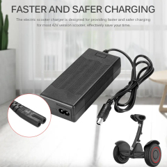 Chargeur de batterie de scooter électrique 42V 2A chargeur de prise US/EU/UK/AU pour scooter électrique Xiaomi M365 ES1 ES2 ES4