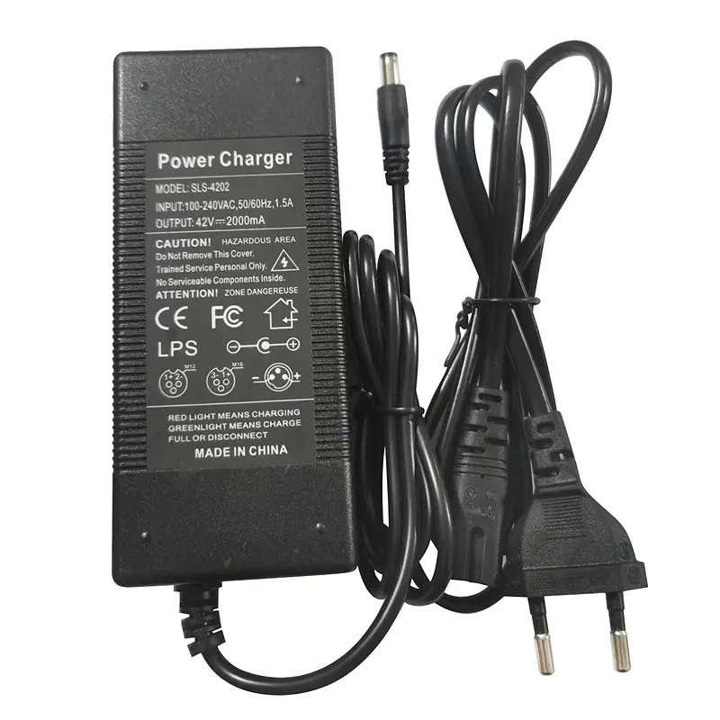 New Upgrade EU UK US Socket 42V 2A DC Electric Scooter Battery Charger Kugoo Scooter 1S 2S 3S