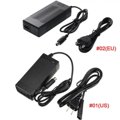 Chargeur de batterie de scooter électrique 42V 2A chargeur de prise US/EU/UK/AU pour scooter électrique Xiaomi M365 ES1 ES2 ES4