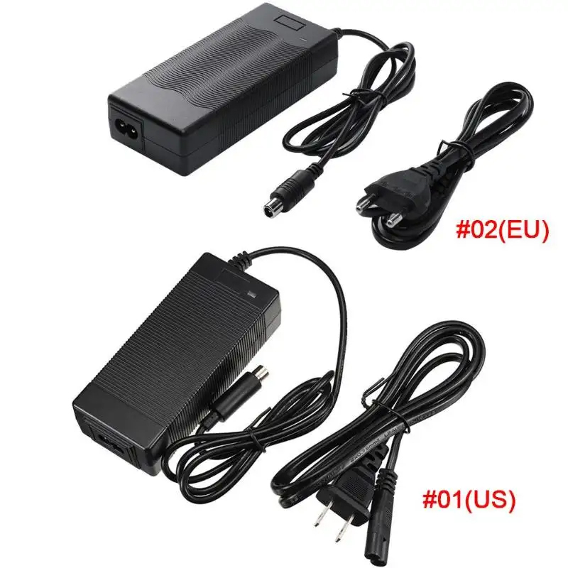 Chargeur de batterie de scooter électrique 42V 2A chargeur de prise US/EU/UK/AU pour scooter électrique Xiaomi M365 ES1 ES2 ES4