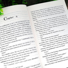 Custom Full Color Printing Cover Adhesive Binding Fiction Book