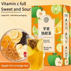 Apple hot orange tea freeze-dried fruit tea bag suitable for girls to drink fruit tea to drink fresh fruit orange slices black tea