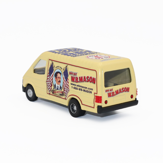 1:43 Scale Classic Van Diecast - Durable Alloy Panel Van with Customizable Logo