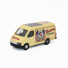 1:43 Scale Classic Van Diecast - Durable Alloy Panel Van with Customizable Logo