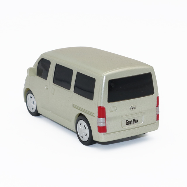 1:43 Scale Lightweight Passenger Van Toy - Plastic Pull-Back Commuter Van