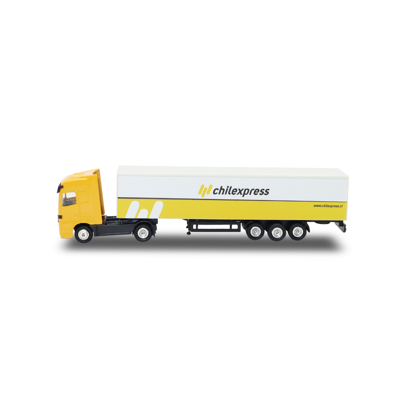 Mercedes-Benz Actros Container Truck - 1/87 Alloy Model (Style A)