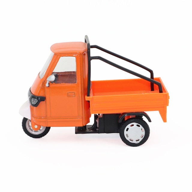 1:43 Scale Commercial Delivery Tricycle Diecast - Pull-Back Alloy Utility Trike
