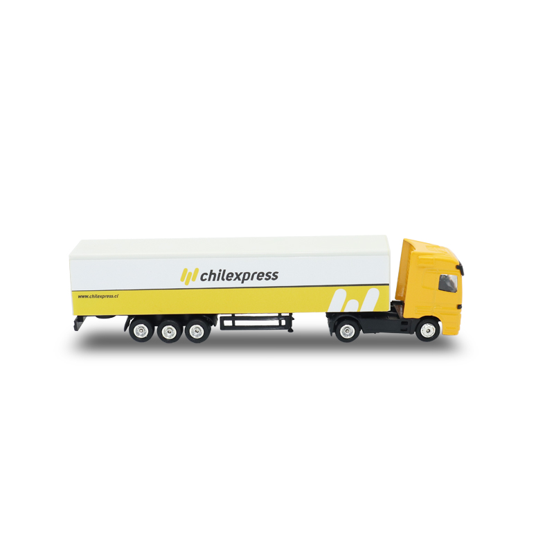 Mercedes-Benz Actros Container Truck - 1/87 Alloy Model (Style A)