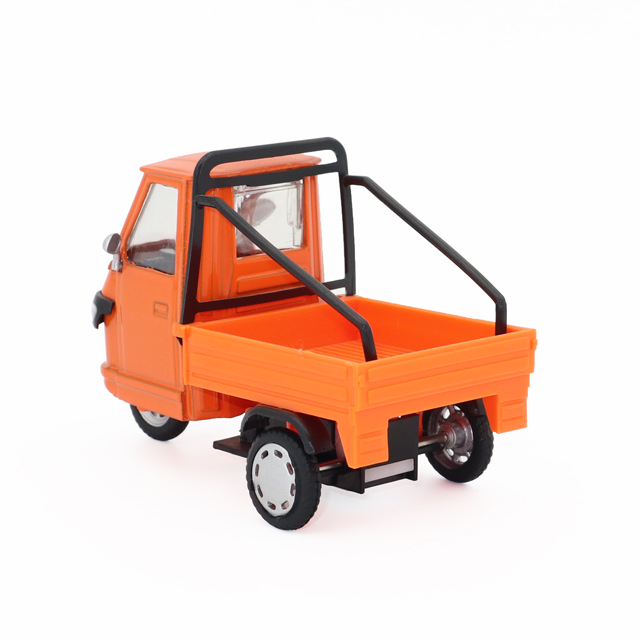 1:43 Scale Commercial Delivery Tricycle Diecast - Pull-Back Alloy Utility Trike