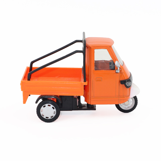 1:43 Scale Commercial Delivery Tricycle Diecast - Pull-Back Alloy Utility Trike