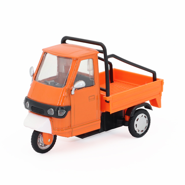 1:43 Scale Commercial Delivery Tricycle Diecast - Pull-Back Alloy Utility Trike