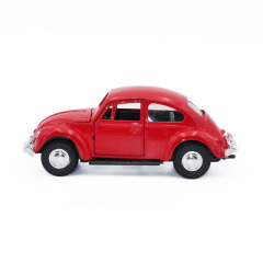 1:32 Scale Classic Beetle Diecast - Multi-Opening Alloy Model with Rubber Tires