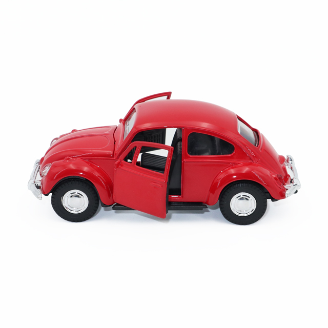 1:32 Scale Classic Beetle Diecast - Multi-Opening Alloy Model with Rubber Tires