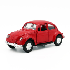 1:32 Scale Classic Beetle Diecast - Multi-Opening Alloy Model with Rubber Tires