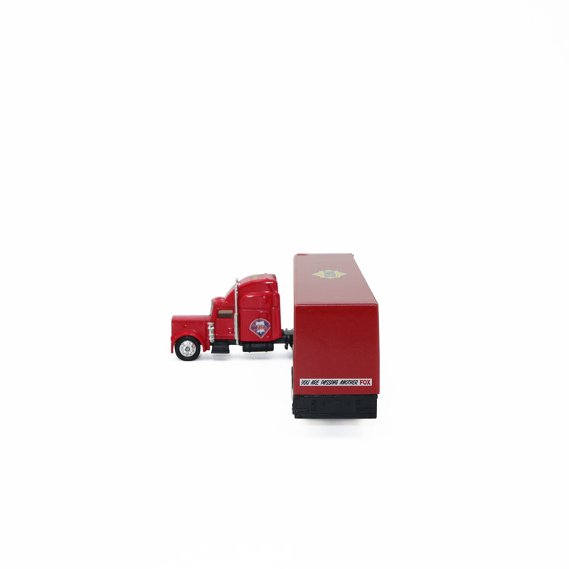 American Style Semi-Truck with Container - 1/87 Diecast (Sleeper Cab)