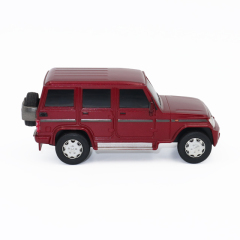 1:32 Scale Rugged Off-Road Jeep Diecast - Durable Alloy Toy with Soft Tires