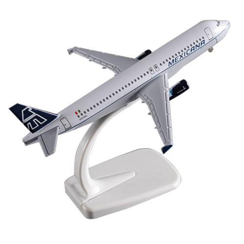 A320 Mexico Diecast Metal Plane Model