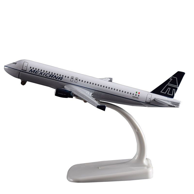 A320 Mexico Diecast Metal Plane Model