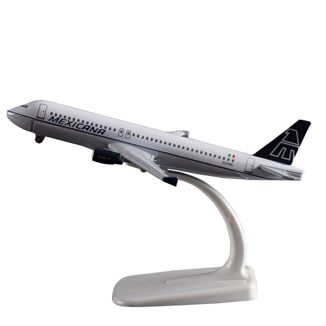 A320 Mexico Diecast Metal Plane Model