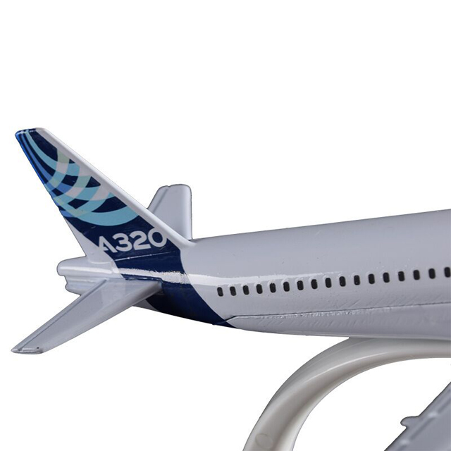 A320 Diecast Metal Plane Model