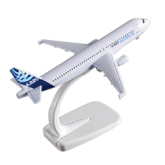 A320 Diecast Metal Plane Model