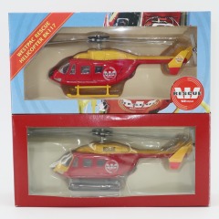 1:100 Scale Diecast Helicopter Model with Rotors