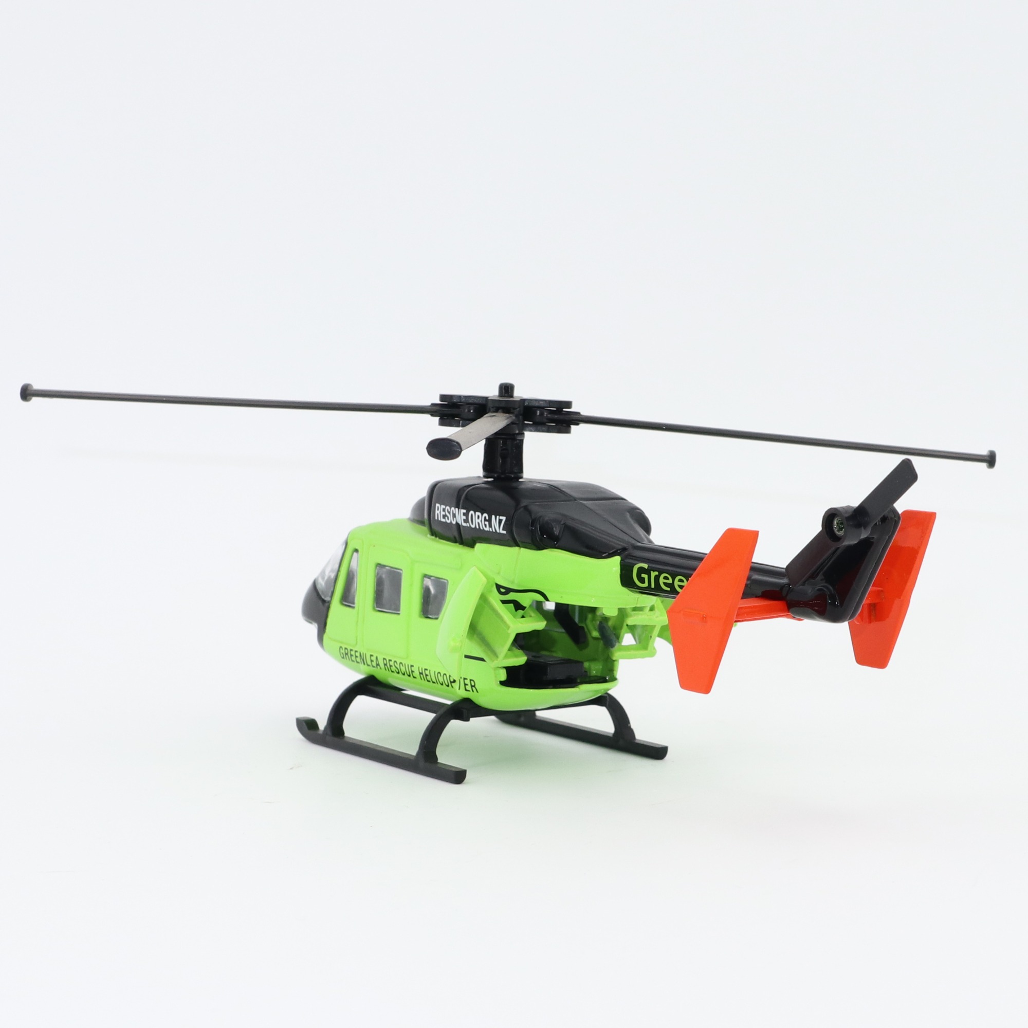 1/100 Scale Diecast Helicopter Model with Rotors