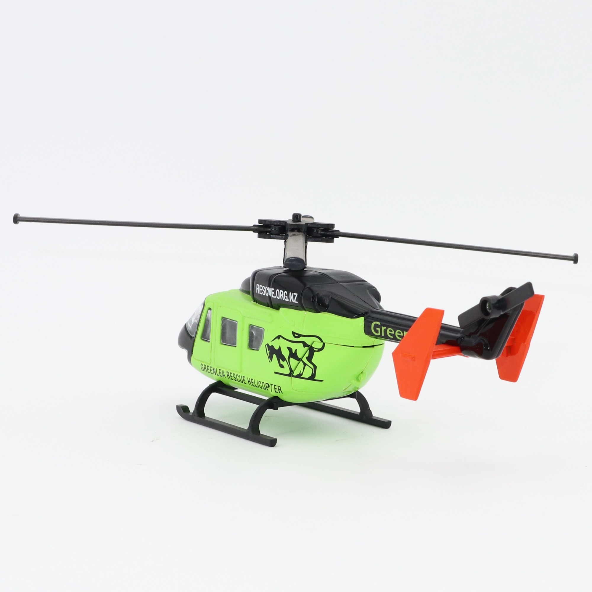 1/100 Scale Diecast Helicopter Model with Rotors