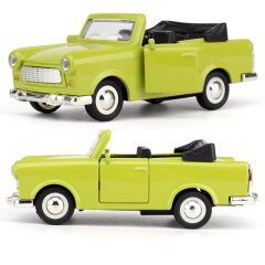 1:36 Scale Retro Pickup Truck Diecast - Pull-Back Alloy Toy with Opening Tailgate