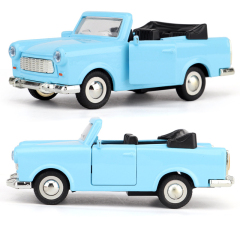 1:36 Scale Retro Pickup Truck Diecast - Pull-Back Alloy Toy with Opening Tailgate