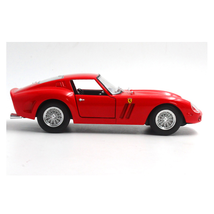 1:18 Classic Grand Prix Style Race Car - Red Alloy Vintage Sportscar