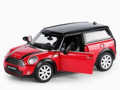 1:32 Sport Luxury SUV Diecast - Two-Tone Red & Black Alloy Model