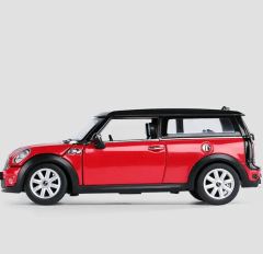 1:32 Sport Luxury SUV Diecast - Two-Tone Red & Black Alloy Model
