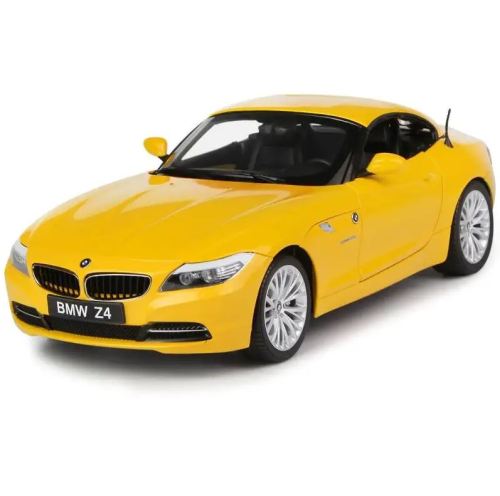 1:18 Sports Coupe Diecast Model - High-Detail Yellow Alloy Collector Car