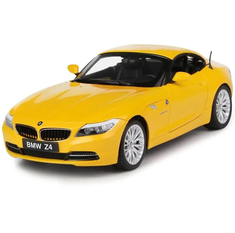 1:18 Sports Coupe Diecast Model - High-Detail Yellow Alloy Collector Car