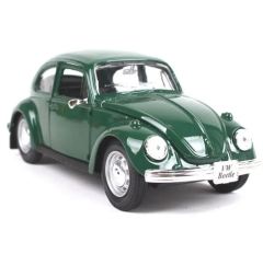 1:24 Scale Classic Beetle Diecast Model - Large Format Vintage Alloy Car
