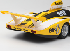 1:18 Classic Endurance Racing Car Diecast - Yellow Le Mans Style Alloy Model