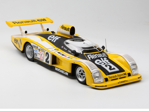 1:18 Classic Endurance Racing Car Diecast - Yellow Le Mans Style Alloy Model