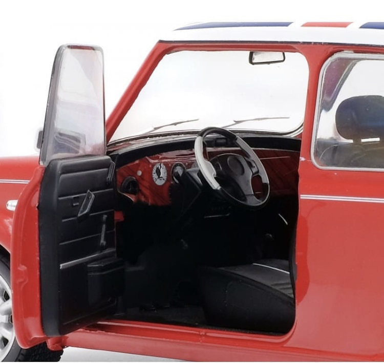 1:43 Classic Mini Cooper Diecast Model - Vintage Collectible Toy Car