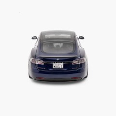 1:18 Modern Luxury Sedan Diecast Model - All-Access Opening Parts (Blue)