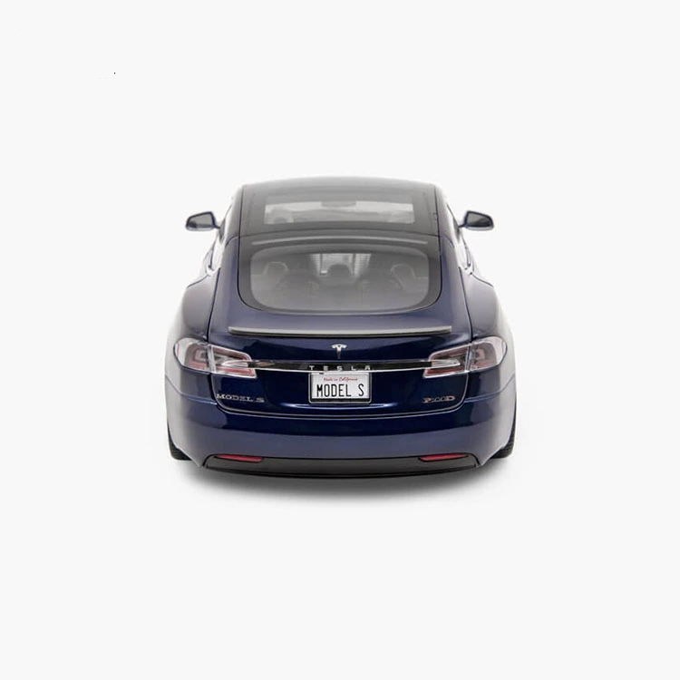 1:18 Modern Luxury Sedan Diecast Model - All-Access Opening Parts (Blue)