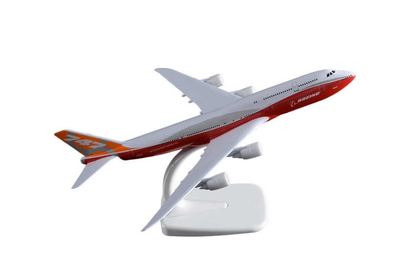 B747 Diecast Metal Airplane Model